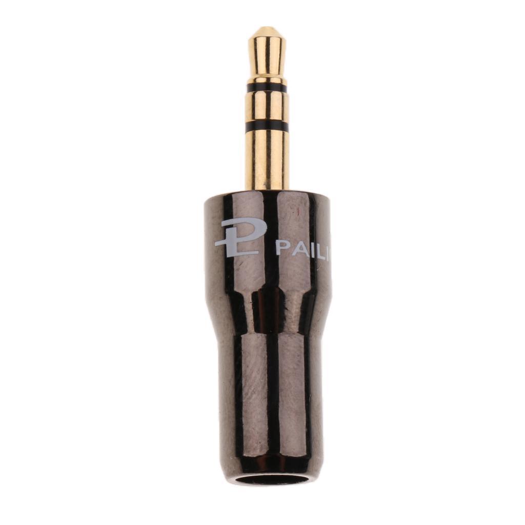 3.5mm Stereo Jack Plug Audio Headphone Mic Jack Plug Connector