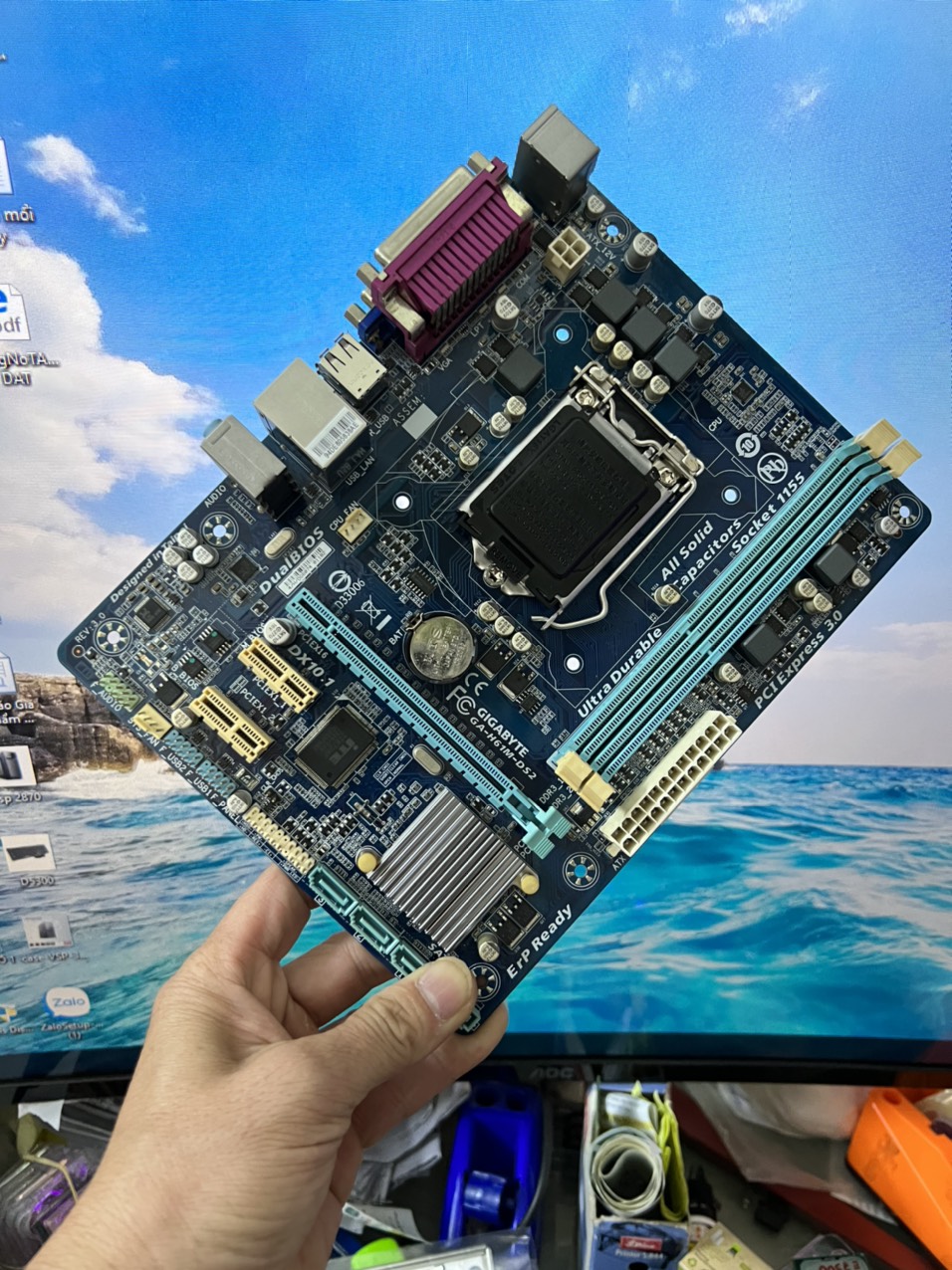 Bo Mạch Chủ Mainboard GIGABYTE H61M-DS2 - Hàng Chính Hãng