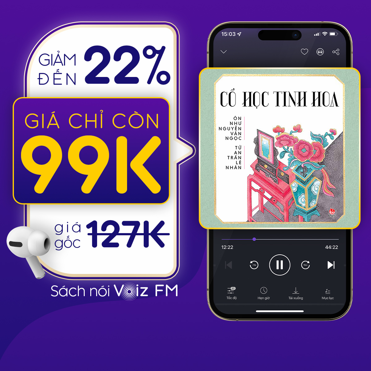 Voiz FM - Voucher nghe Sách Nói