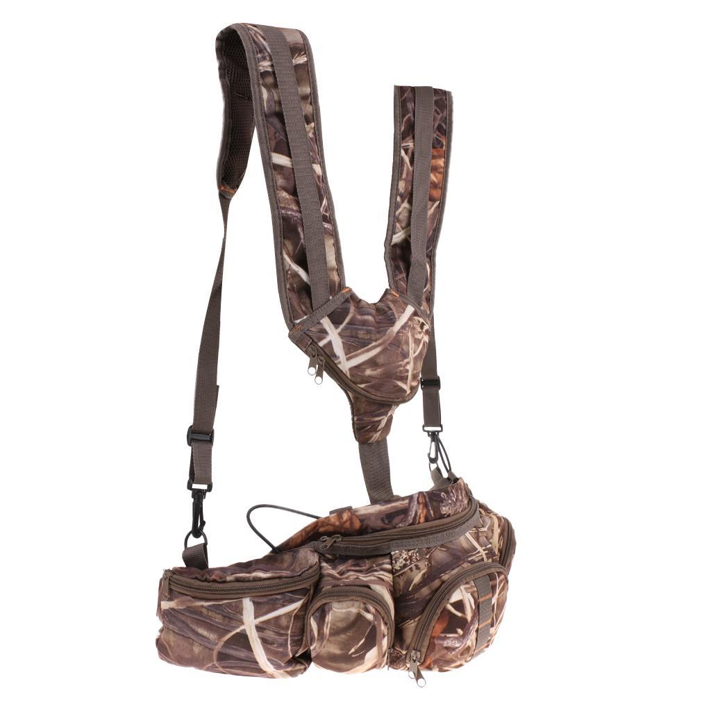 Fishing Tackle Bag Multifunctional Waist Bag Jungle Camo Hunting Camping