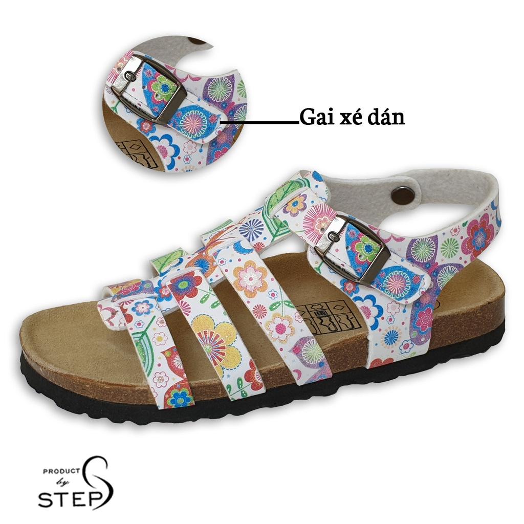 Giày đế trấu EVA in hoa văn quai Rọ chiến binh (Size 35-39)