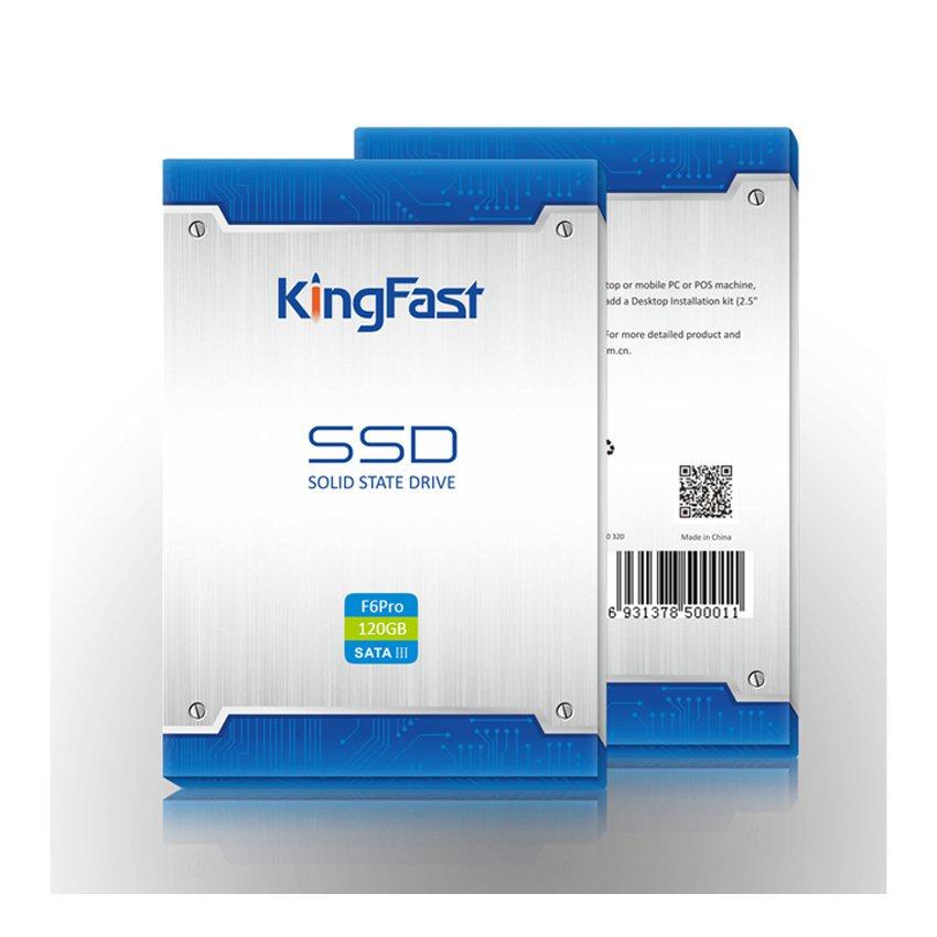 Ổ cứng SSD Kingfast F6 Pro 120GB 2.5 inch SATA 3 (Đọc 550MB/s - Ghi 450MB/s) - Hàng chính hãng