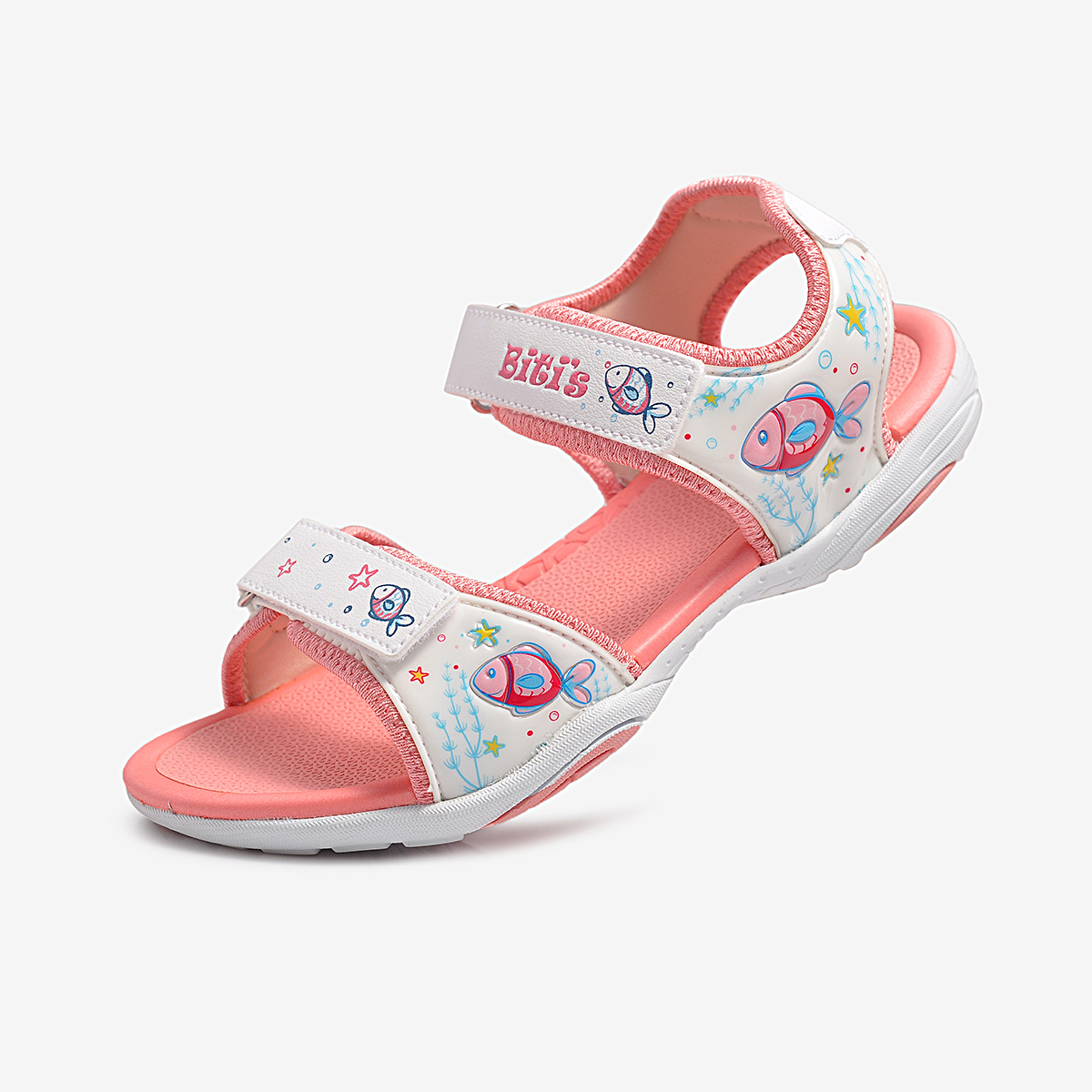 Sandal Si Cao Su Bé Gái Biti's BRG000300HOG (Hồng)