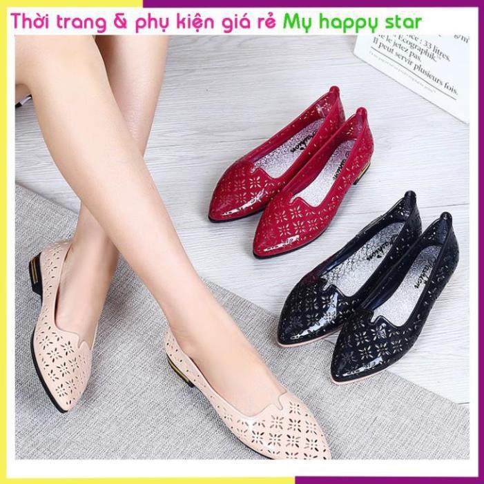 Giầy búp bê thoáng chân chịu nước dễ thương GN16