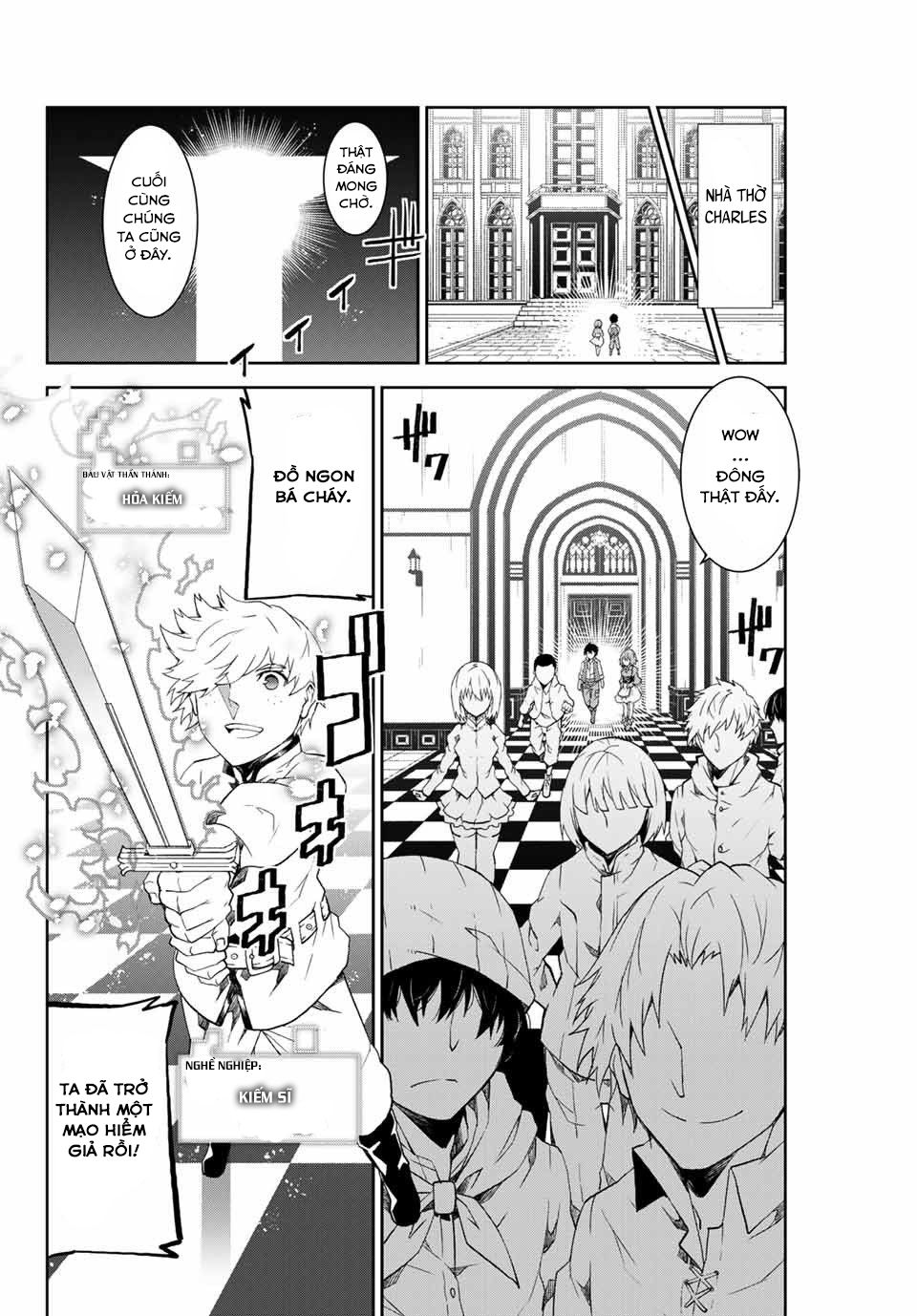 từ chức nghiệp yếu nhất trở thành "thợ rèn" mạnh nhất chapter 0 16