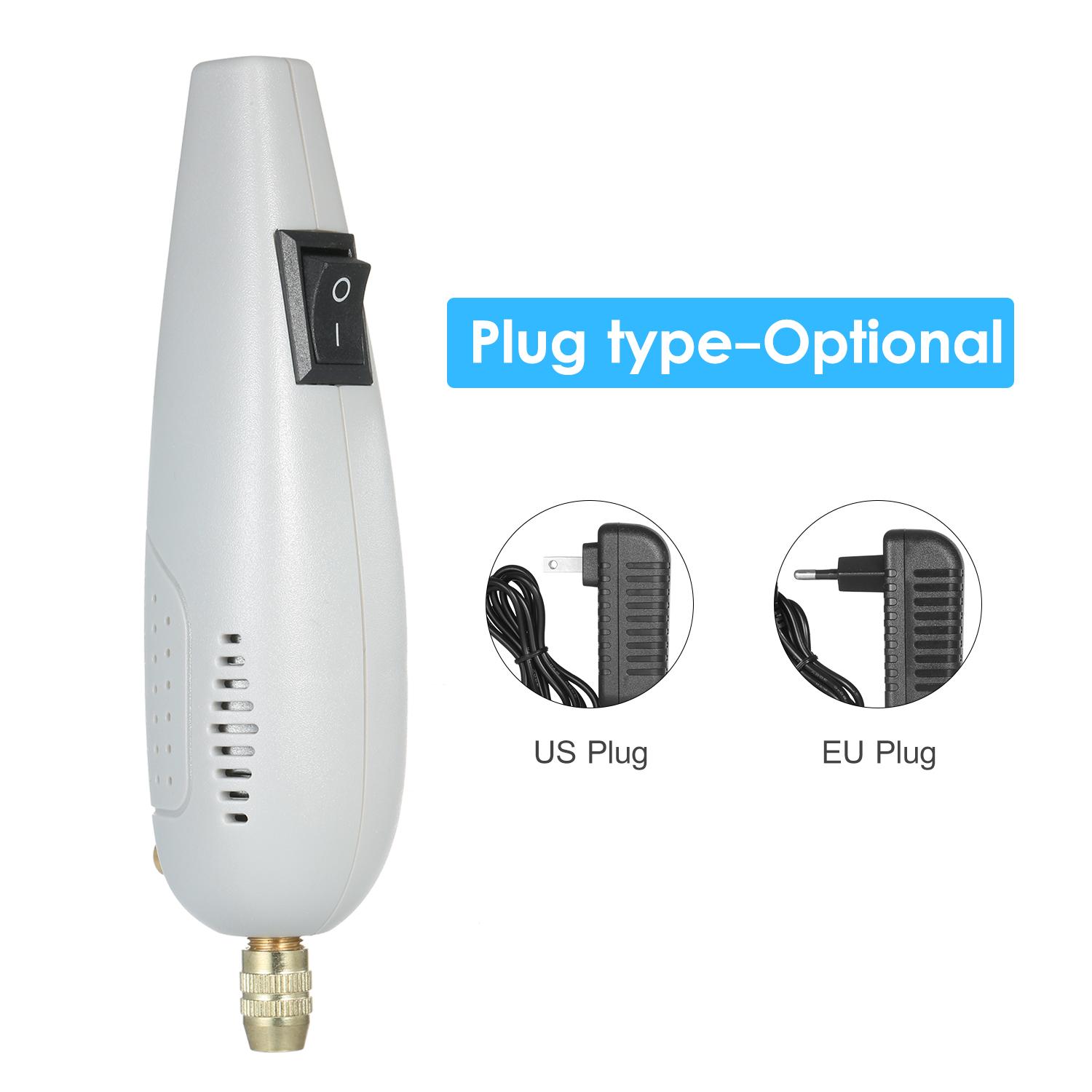 Mini Rotary Tool Corded Power Drill Portable Electric Grinder Set with Stone Grinding Bits and Grinding Discs for