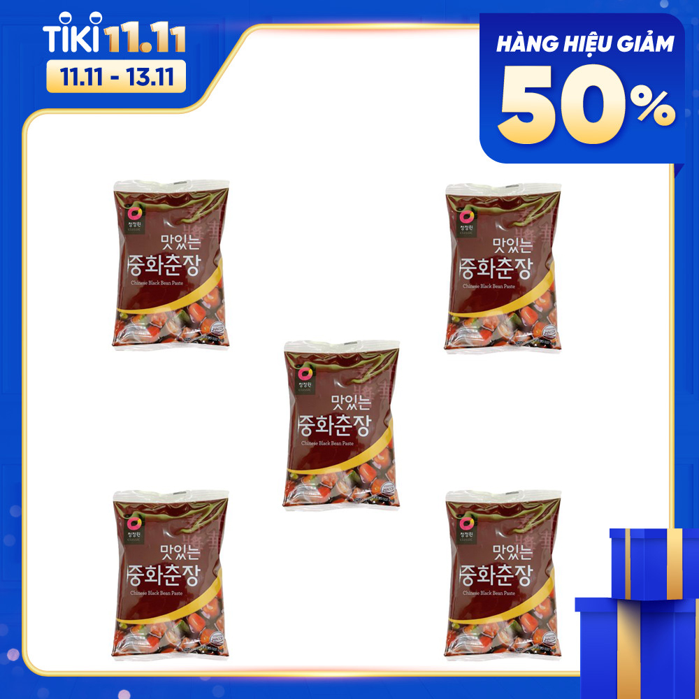 Combo 5 Gói Bột Tương Đen JAJANG Hàn Quốc Deasang (250G/Gói)