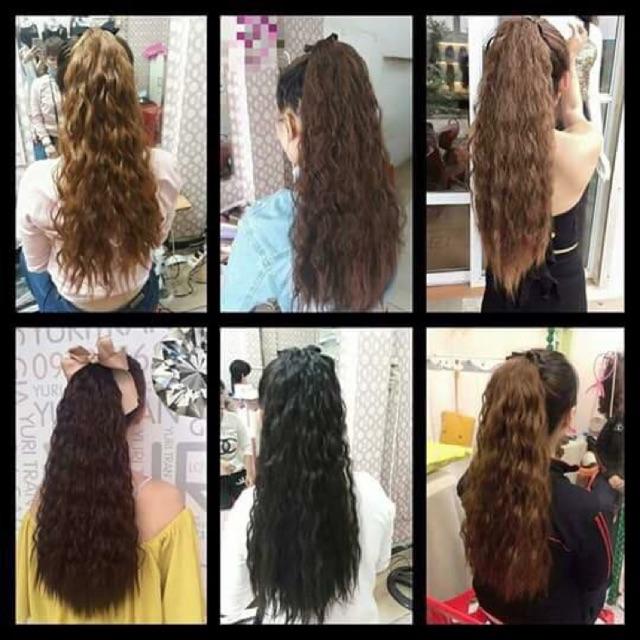 Tóc cột xù bấm dập️