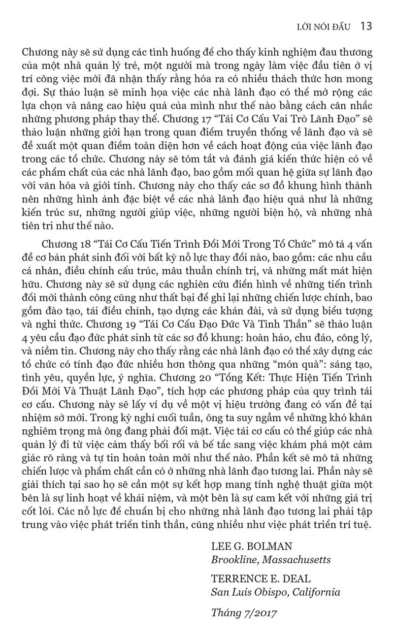 Tái Cơ Cấu Tổ Chức - Bìa Cứng (Tái Bản)