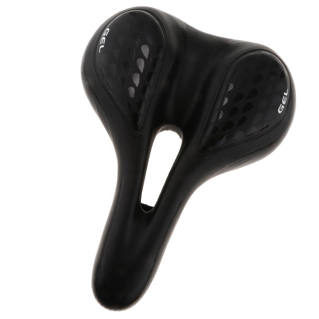 Mountain Bike Road Bicycle Racing Hollow Saddle Seat Thick and Wide Saddle