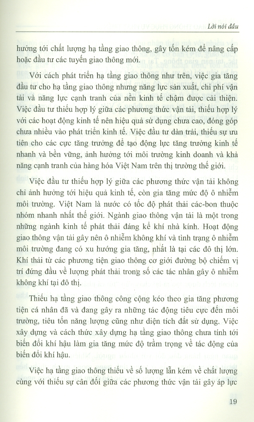 Hạ Tầng Giao Thông Phục Vụ Phát Triển Bền Vững Ở Việt Nam (Sách chuyên khảo) - Viện Kinh Tế Việt Nam - TS. Nguyễn Đình Hòa (Chủ biên)