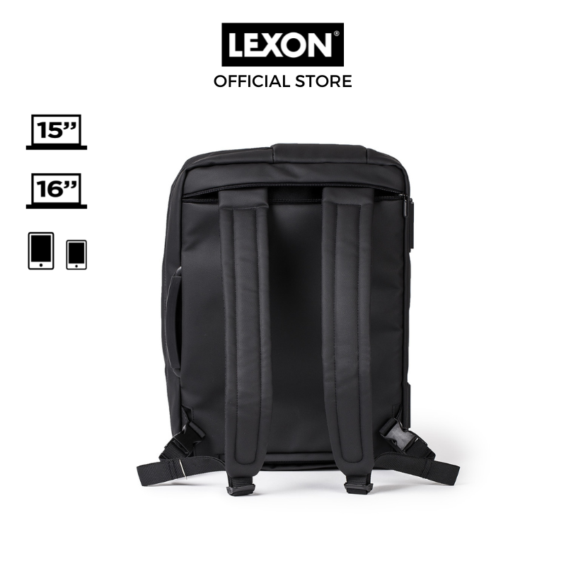 Ba lô laptop LEXON size 15inch có quai xách ngang - CHALLENGER DOCUMENT BACKPACK - Hàng chính hãng