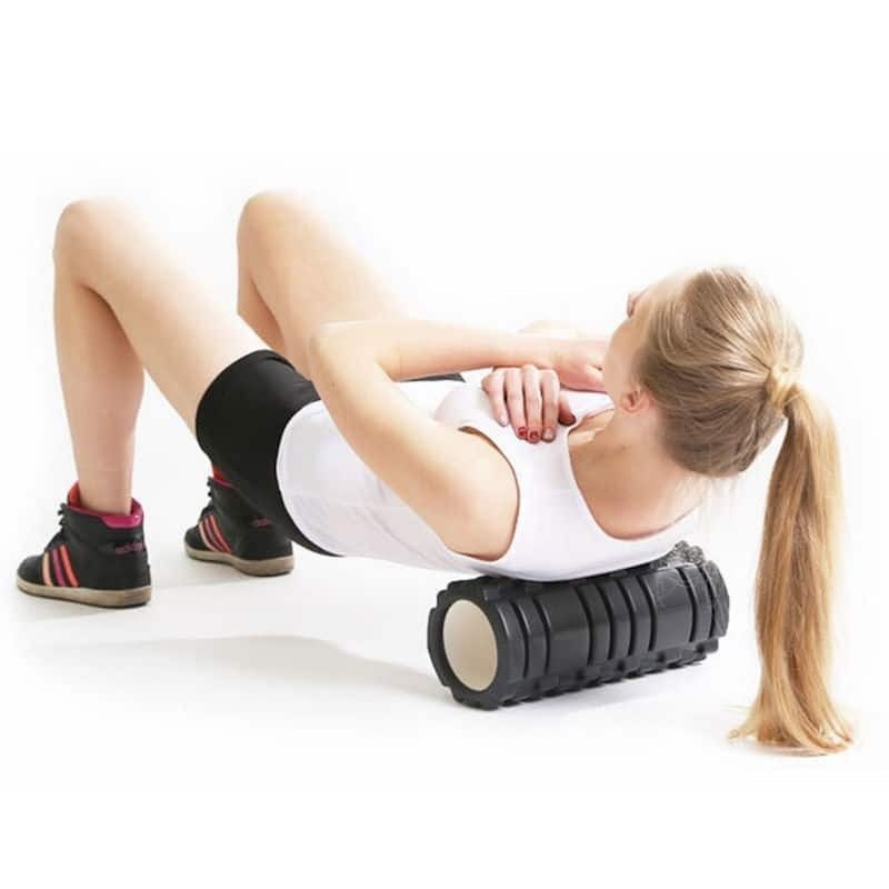 Con Lăn Hỗ Trợ Tập Yoga - YOGA QG, Ống Trụ Có Gai Massage Giúp Phục Hồi và Massage Phần Cơ, Hỗ Trợ Trong Các Bà Tập Thể Hình, Giảm Thiểu Chấn Thương