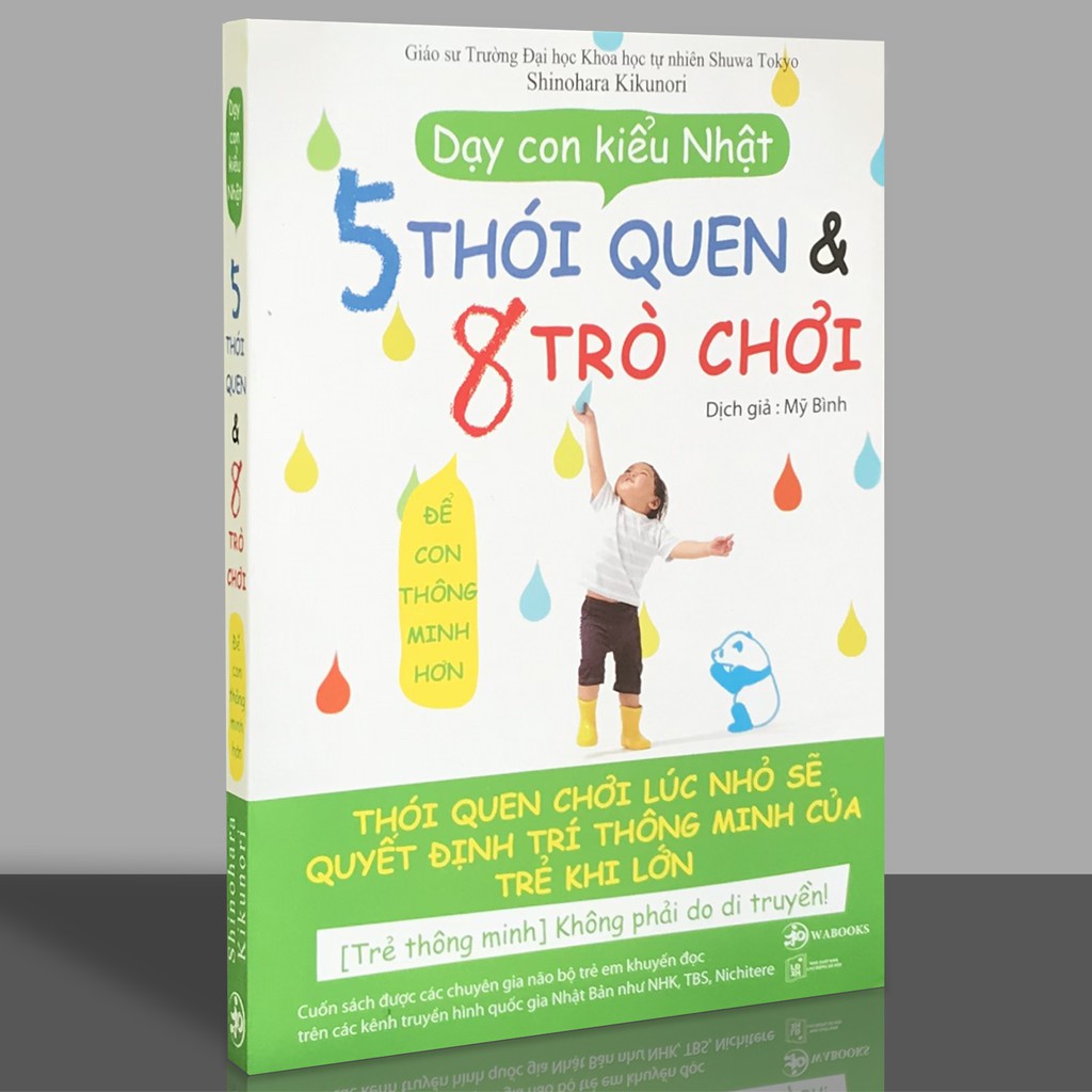 Sách dạy con dành cho cha mẹ - 5 thói quen và 8 trò chơi để con thông minh hơn