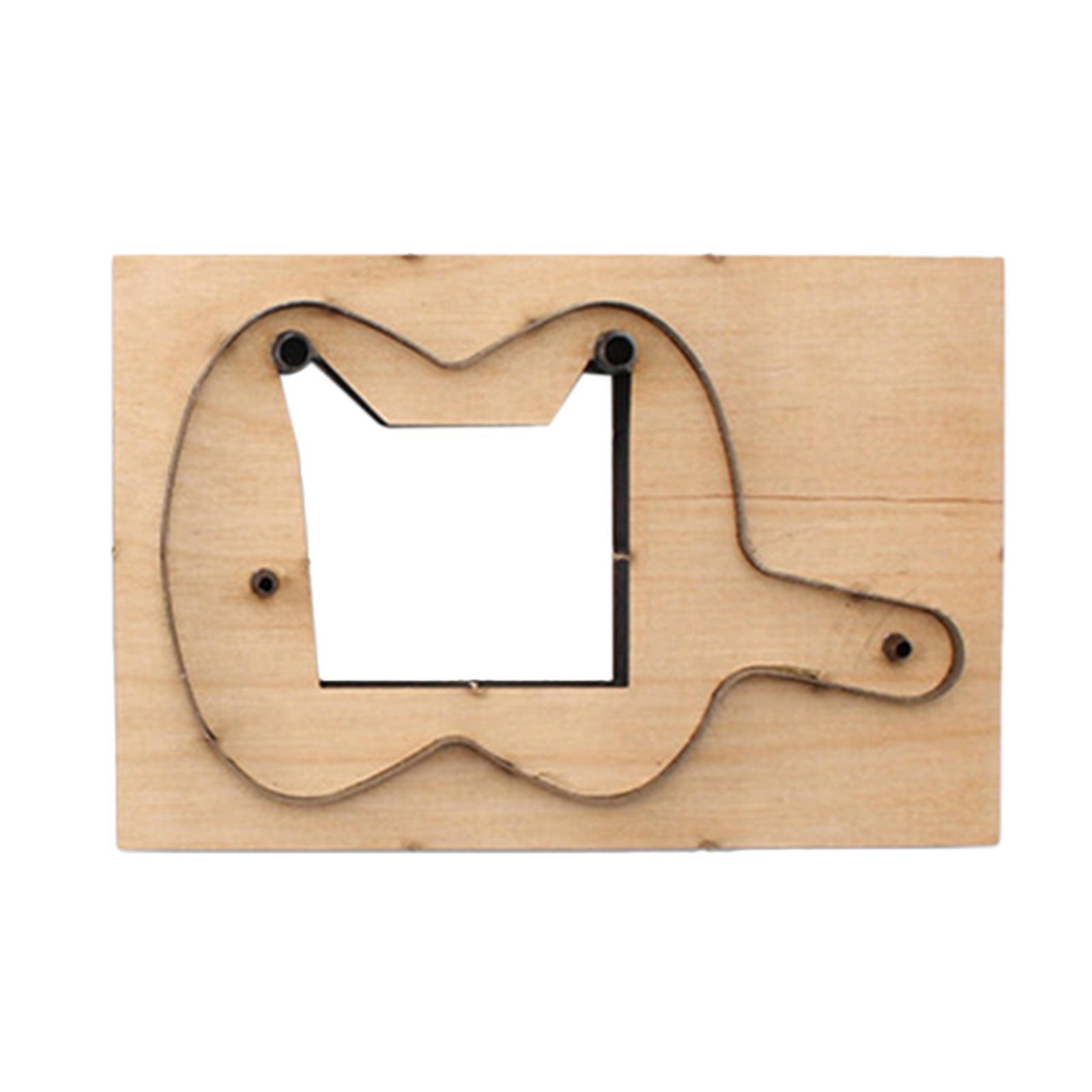 Leather Keys Bag Template Wooden DIY Handmade Punch Tool Key Purse Templates