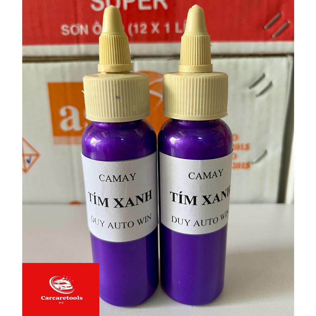 Camay màu tím xanh đóng chai 100g và 50g