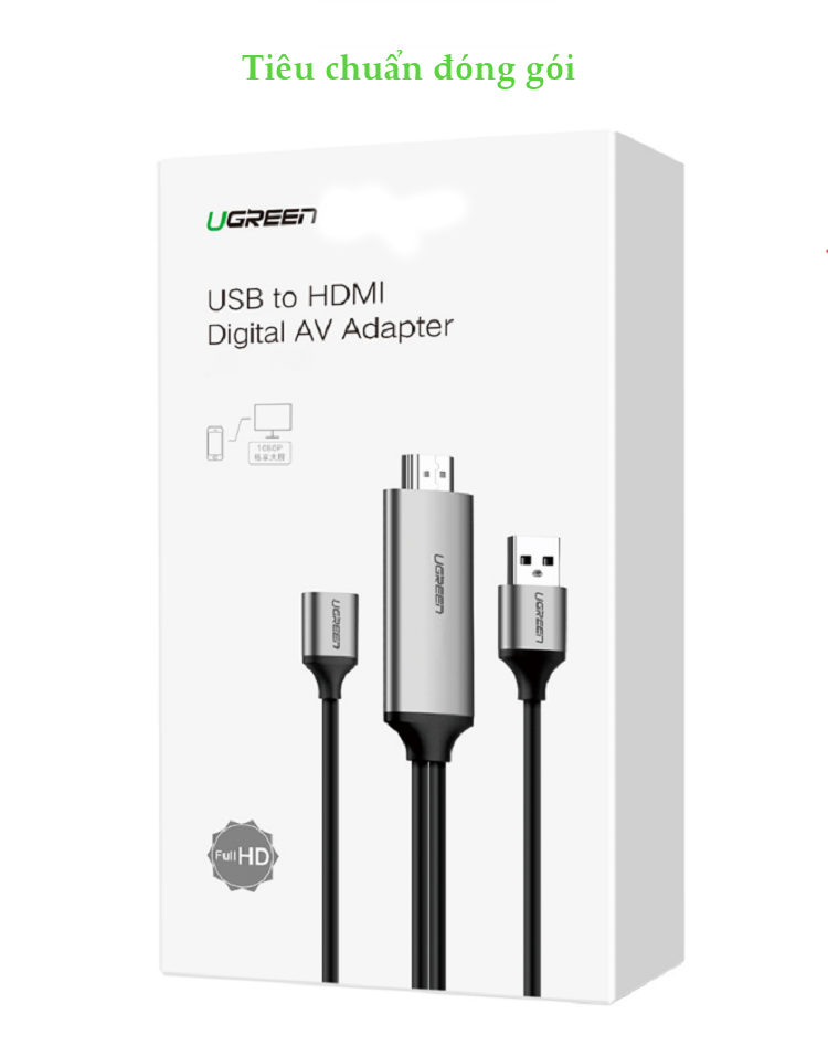 Cáp Chuyển Đổi USB Sang HDMI UGREEN 50291 - Hàng chính hãng