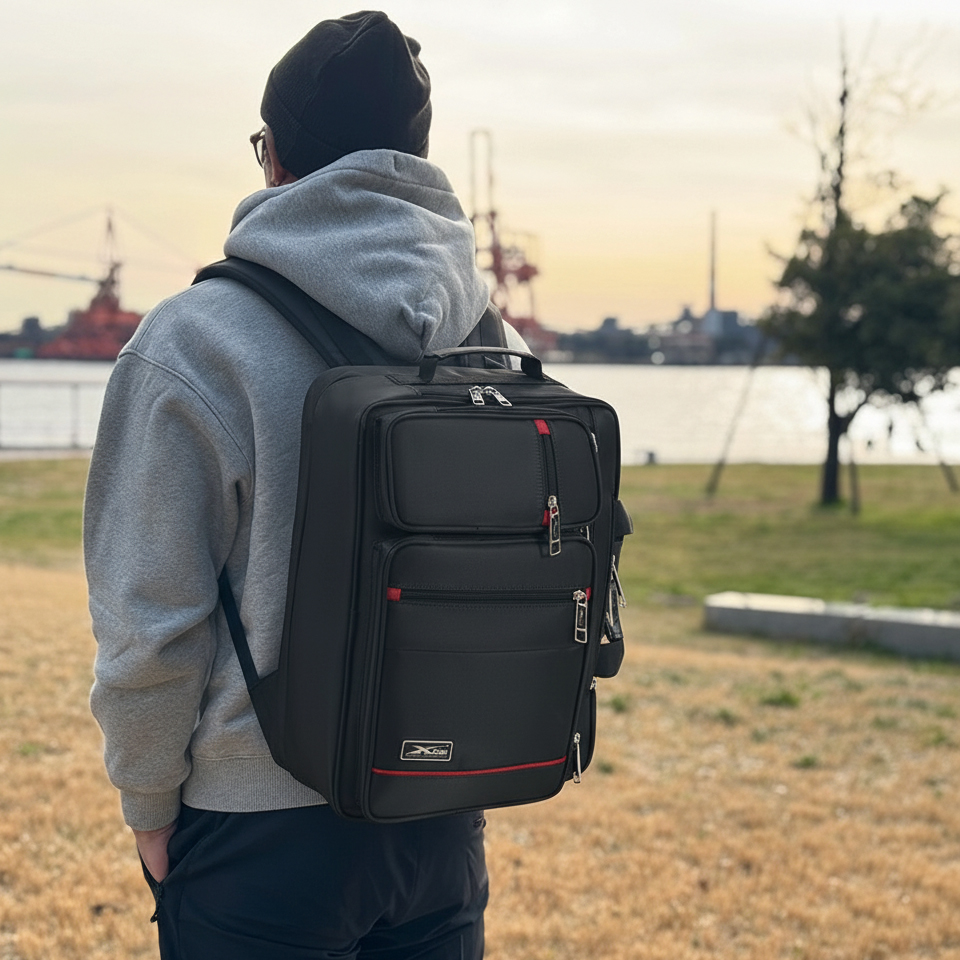 Cặp Học Sinh Cấp 2 Cấp 3 Xbags Pride – Cặp Học Sinh Cao Cấp Đa Năng, Đựng Laptop 14 Inch, Quai Balo Cất Gọn Sang Trọng XB4102