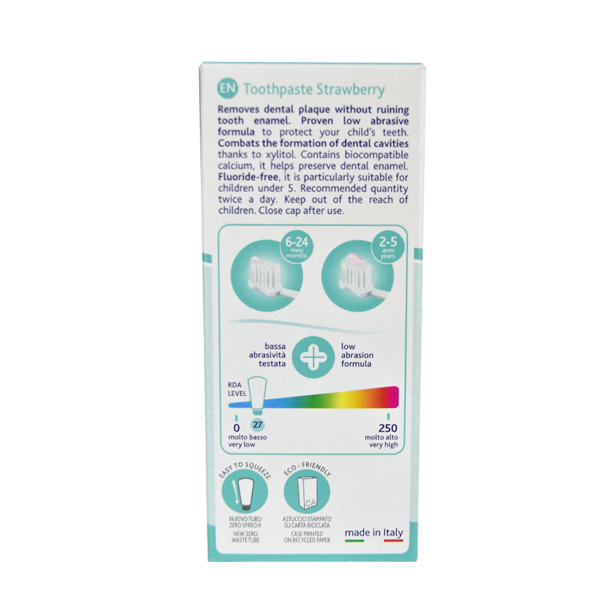 Kem đánh răng hương Dâu Chicco 1 - 5 tuổi
