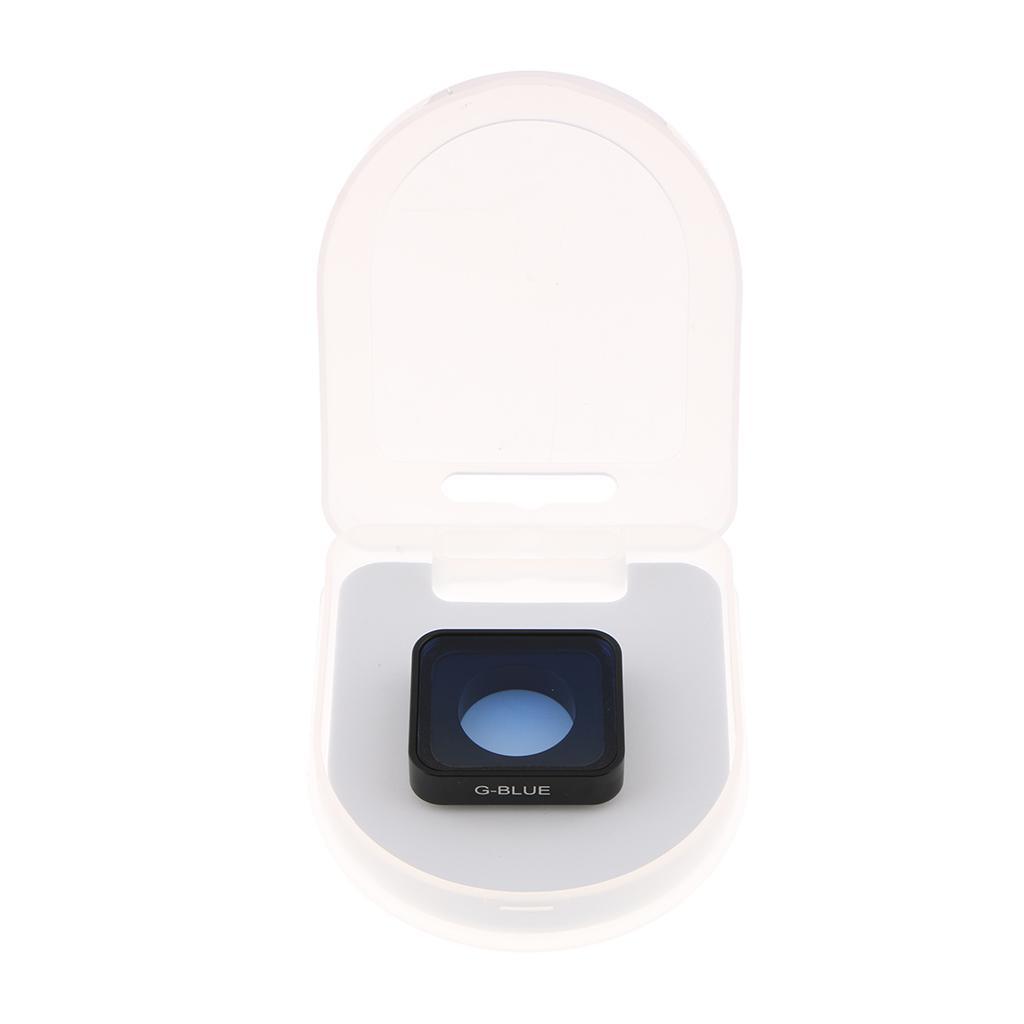 2 Pieces Color Filters Lens Protector Protective Cover Case Replacement Part for GoPro Hero 7 Hero 5 Hero 6 Cameras Yellow+Gradient Blue