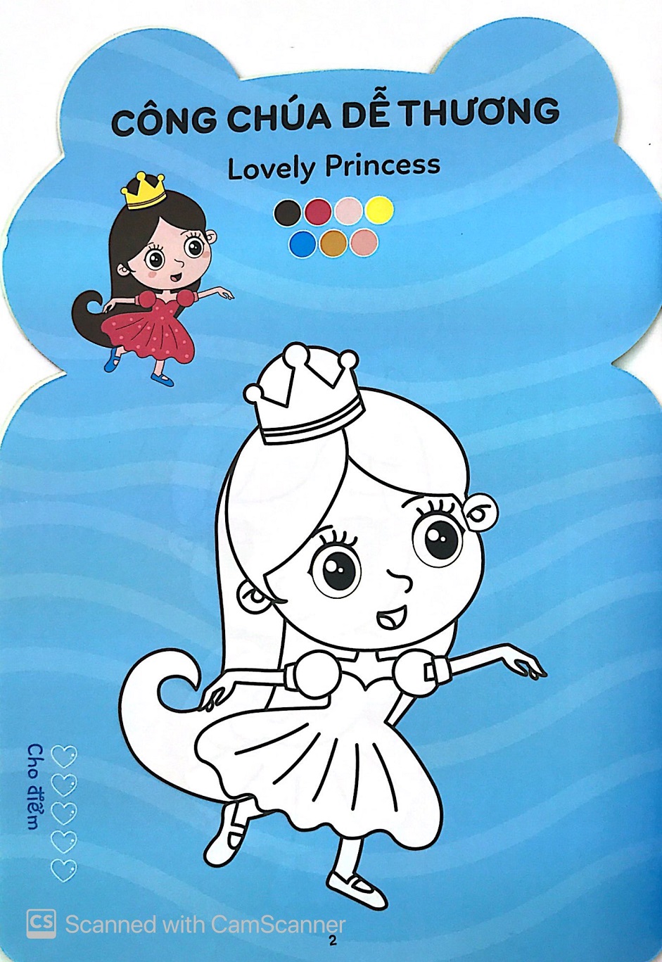 Tô Màu Hoàng Tử Ếch - Các nàng công chúa