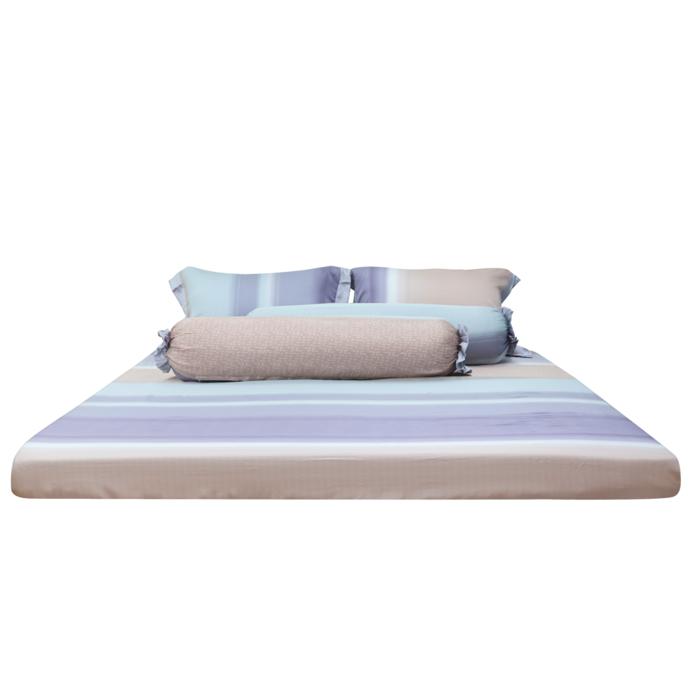 [LỤA TENCEL SIÊU MÁT LẠNH] Bộ 5 món ga gối Tencel Pristine NP8907 nhiều size 100% tencel 80s chính hãng 1m2x2m, 1m4x2m, 1m6x2m, 1m8x2m, 2mx2m2