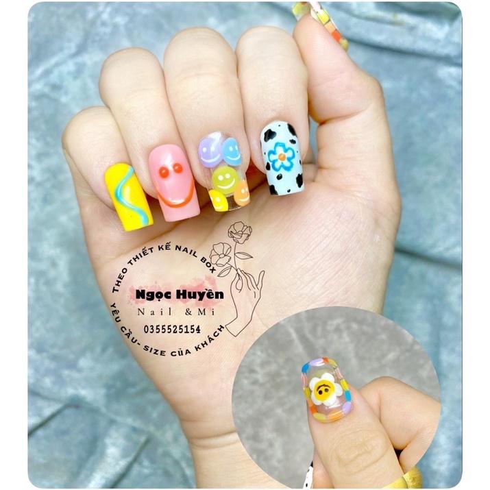 Nailbox thiết kế - móng úp màu cực xinh xắn