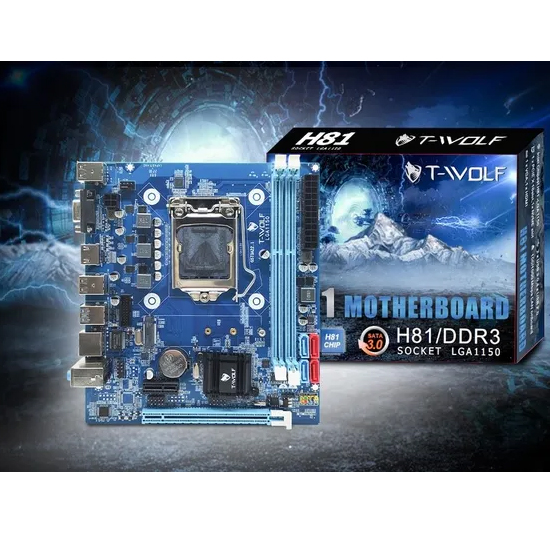 Bo Mạch Chủ Main T-WOLF H110 ( VGA/ HDMI/ SSD M.2 chuẩn PCIe) Socket LGA1151 - Hàng Chính Hãng