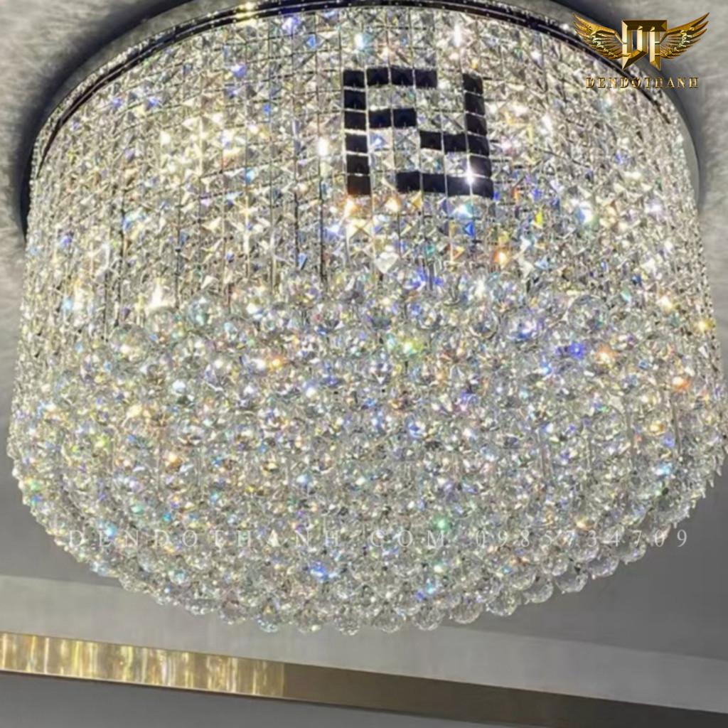 Đèn mâm ốp trần phale phòng khách MPL98 DT LIGHT xu thế mới hàng thiết kế phong cách hiện đại tạo không gian sang trọng (HÀNG NHẬP KHẨU)