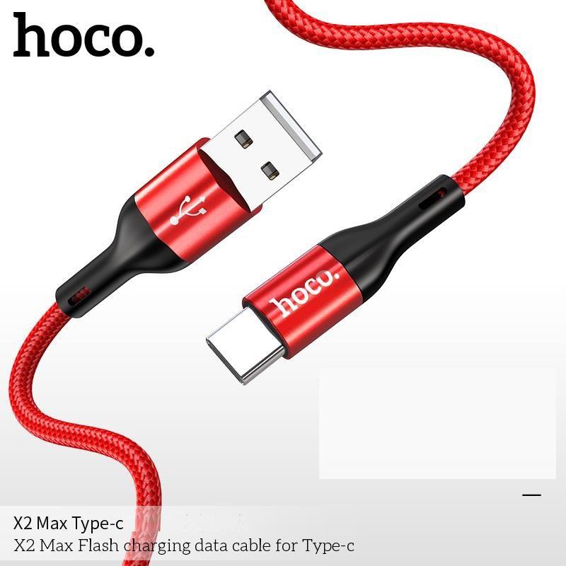 Cáp sạc nhanh và truyền data dành cho Hoco X2 Max Flash cổng Type-C Micro-USB QC3.0,max 3A,dài 1M/2M - Hàng chính hãng