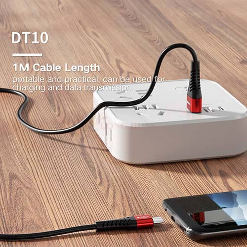 Cáp Micro USB Foomee 1m DT10 - Hàng chính hãng