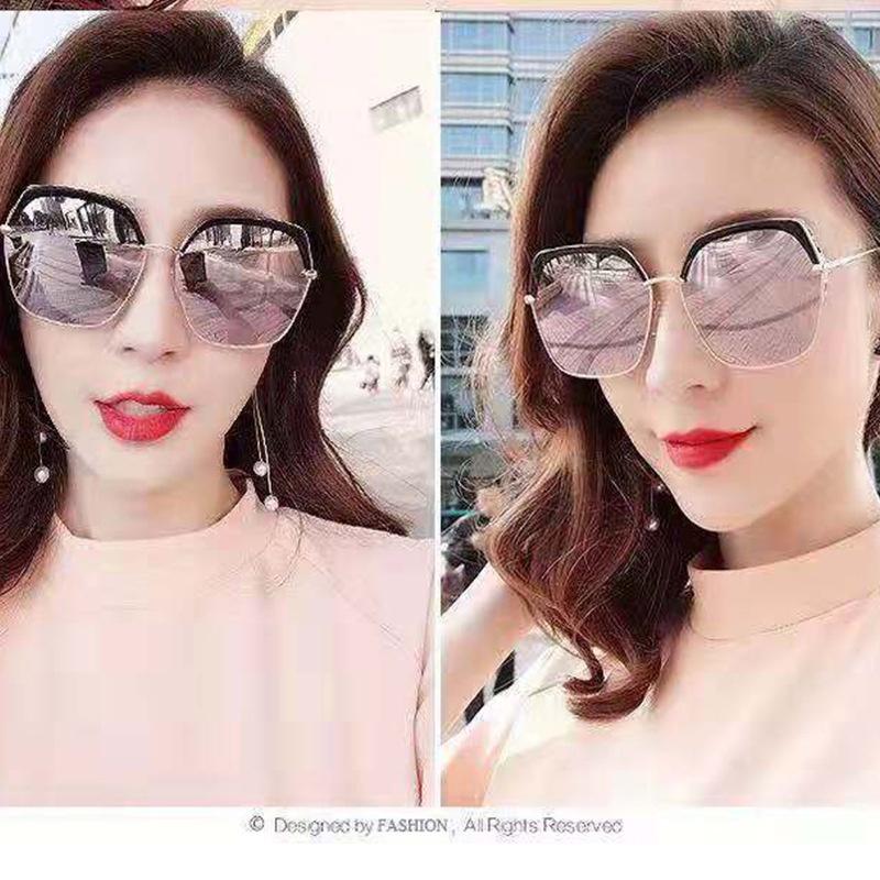 2021 Women's SunGlasses Fashion Sunglasses Large Thick Square Frame Eyeglasses