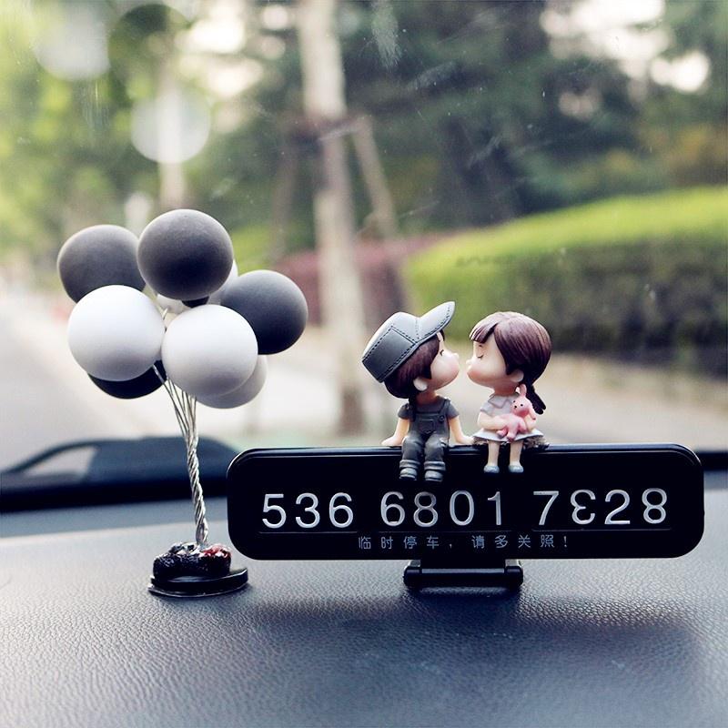 Bảng Số Điện Thoại Đỗ Xe Hơi Tạm Thời Kiểu Hoạt Hình Đáng Yêu Sáng Tạo