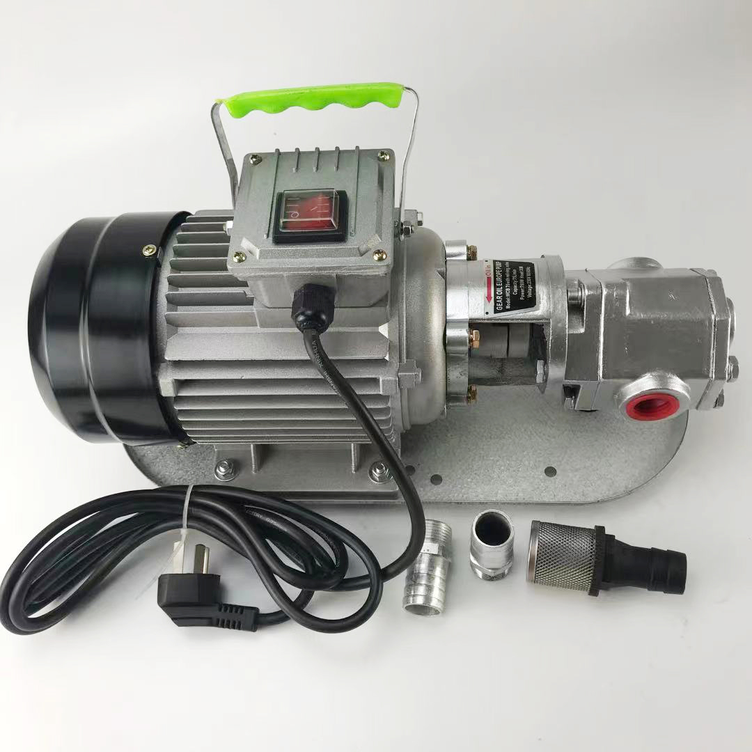 Máy Bơm Dầu Nhớt Suoli WCB – 12V/24V, 600W, Bơm Bánh Răng Tự Mồi