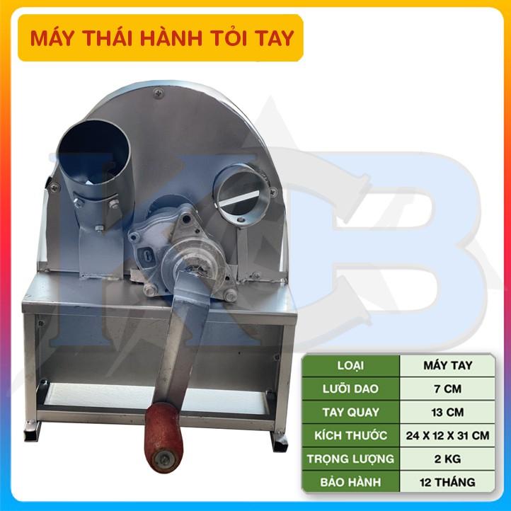 Máy thái hành, tỏi bằng tay quay tay giá rẻ