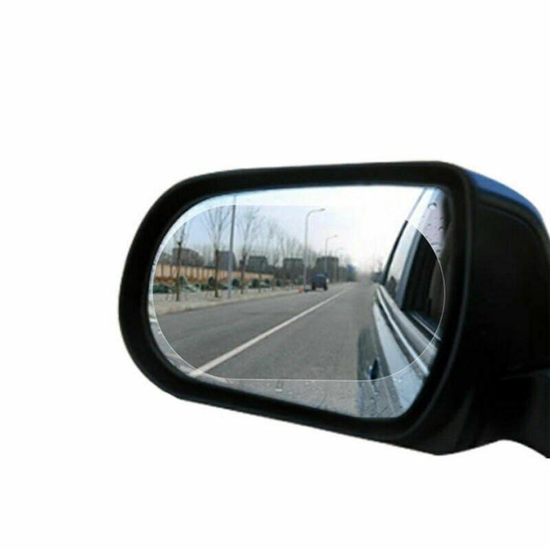 2pcs Rearview Mirror Rainproof Clear Film Sticker Protective for Car Motorcycle Bicycle Bike View Mirror AntiFog Waterproof Film