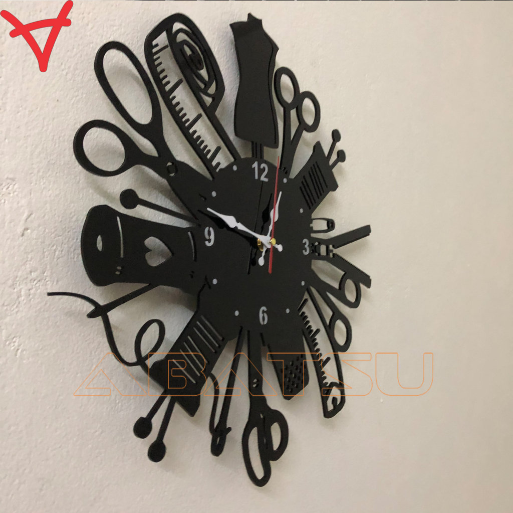 Đồng Hồ Treo Tường May Đo Đẹp Phong Cách Hiện Đại Thời Trang