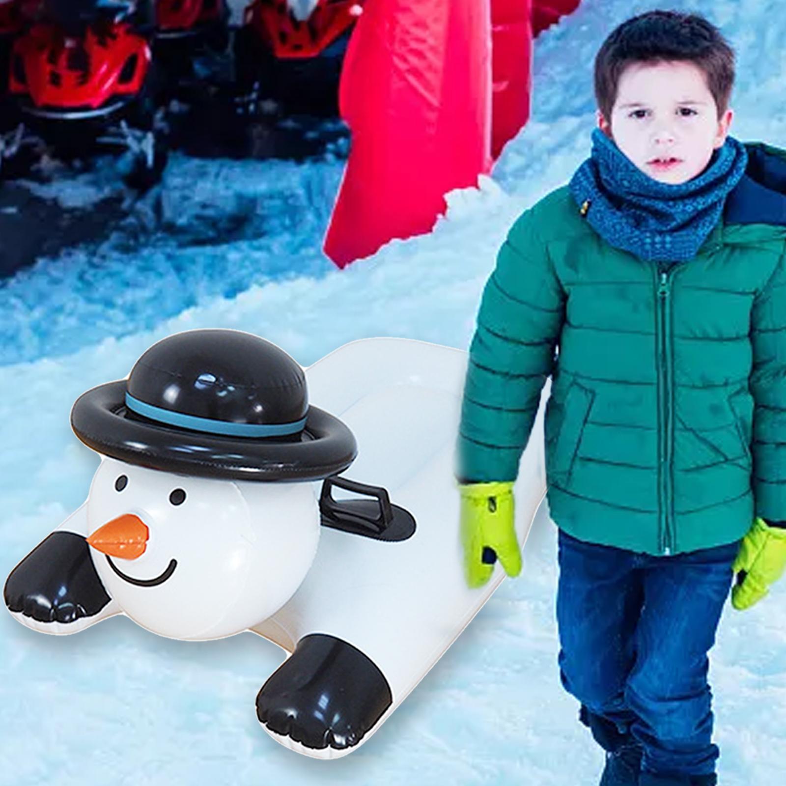 Inflatable Snow Tube Heavy Duty Snow Sled for Children Adult