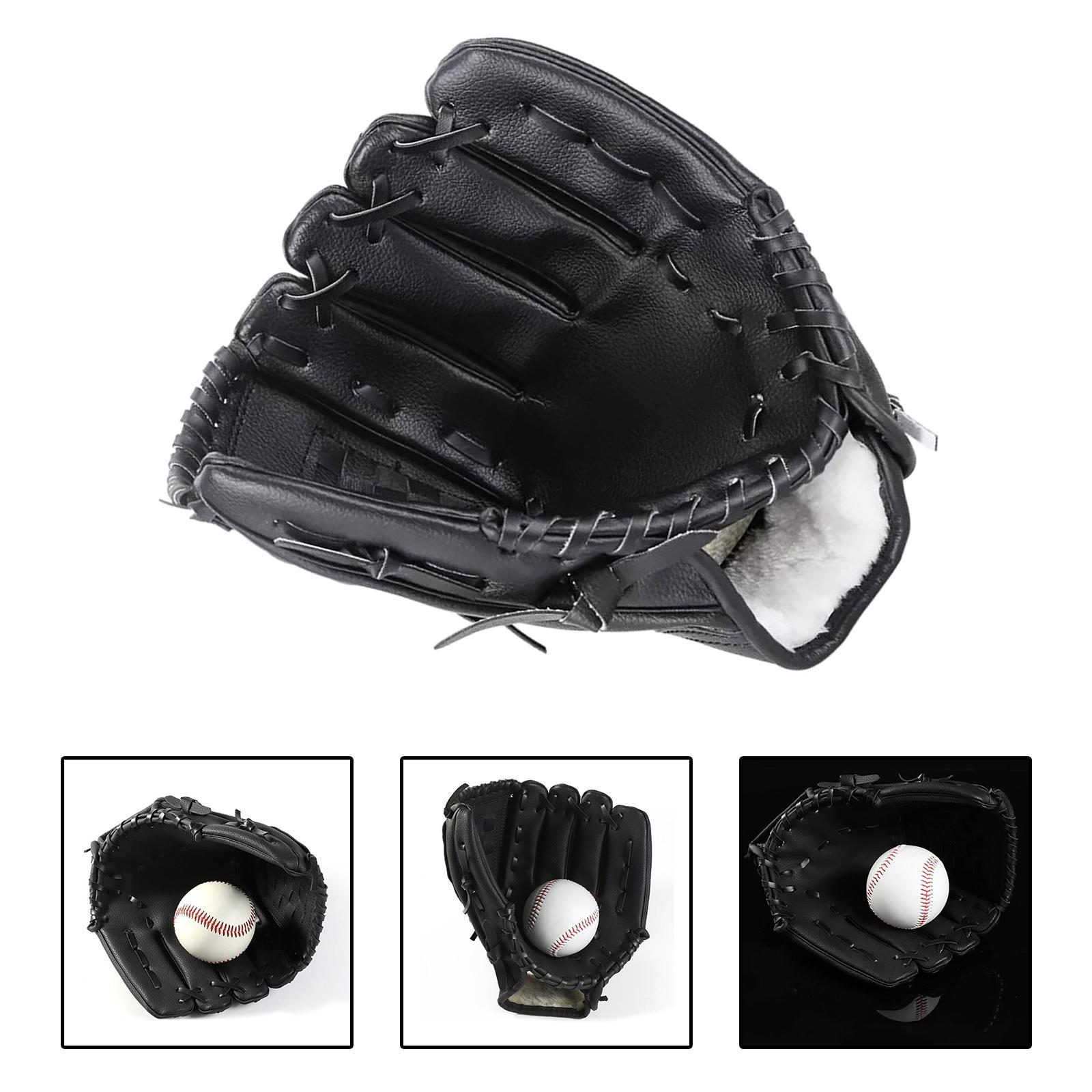 Baseball Glove Softball Glove Infield Outfield Gloves Easy to Break in Mitts Baseball Fielding Glove for Backyard, Women Men, Youth, Adult Kids