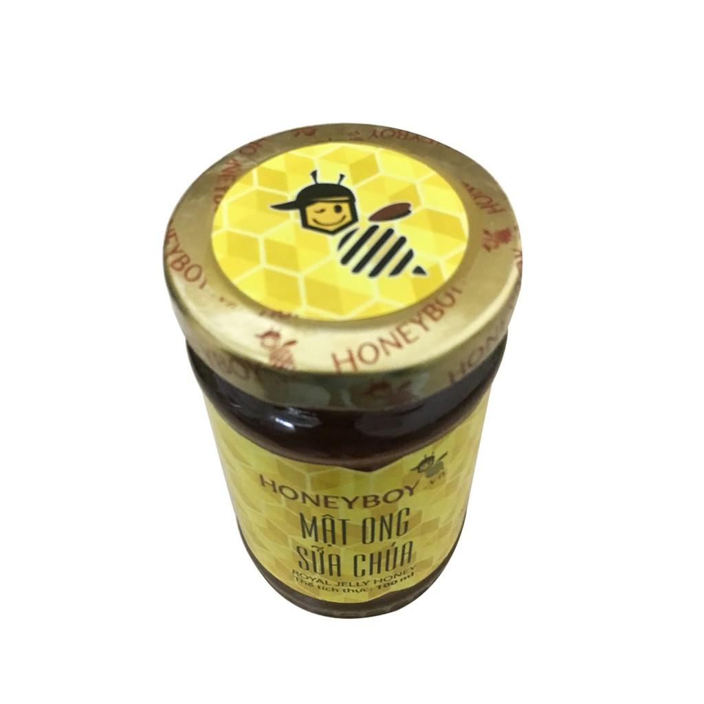 Combo Mật ong thô Honeyboy 1 lít và Mật ong sữa chúa 100ml