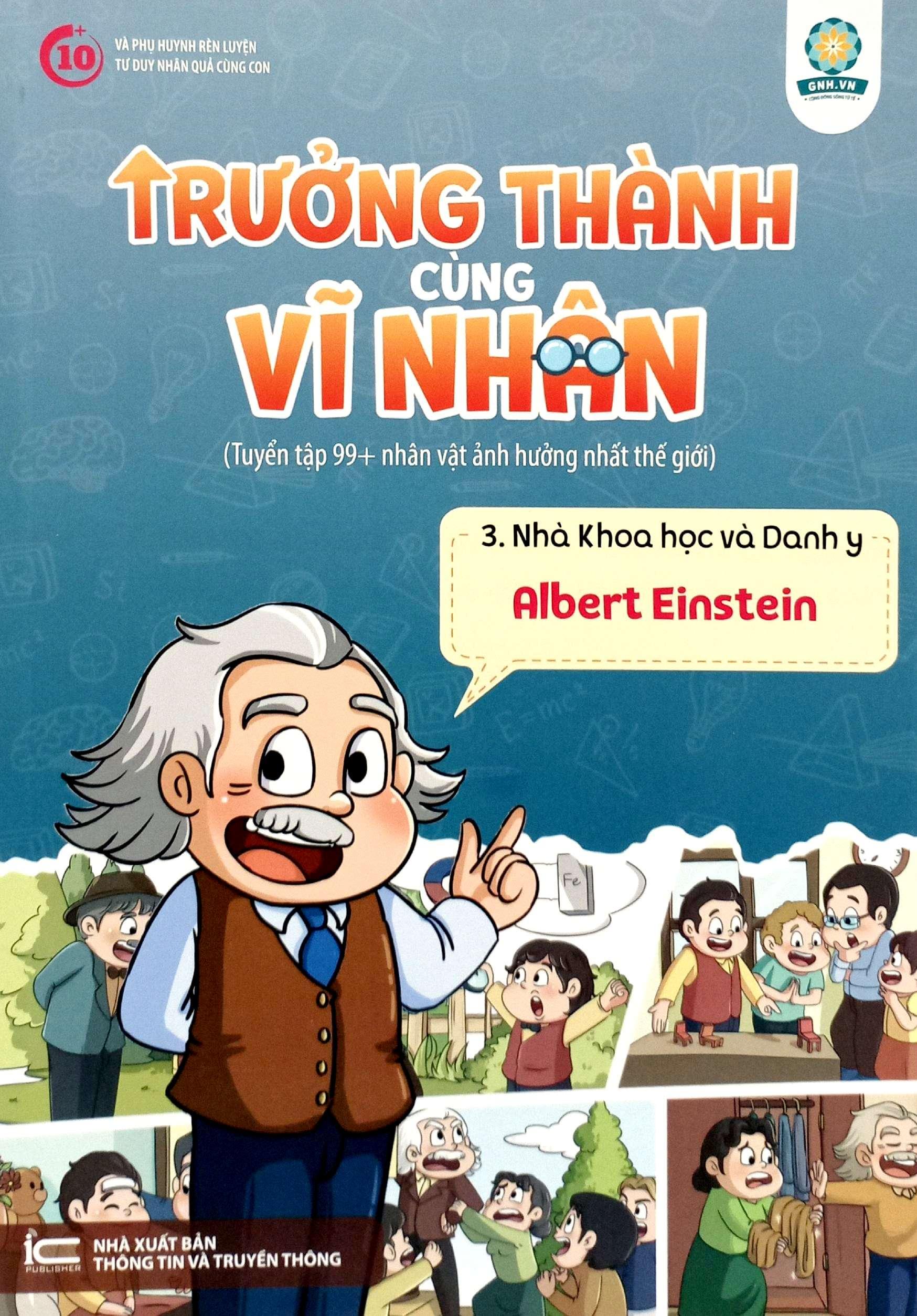 Sách - Bộ Sách Trưởng Thành Cùng Vĩ Nhân - Bộ 3 - Nhà Khoa Học Và Danh Y (Bộ 6 Cuốn)