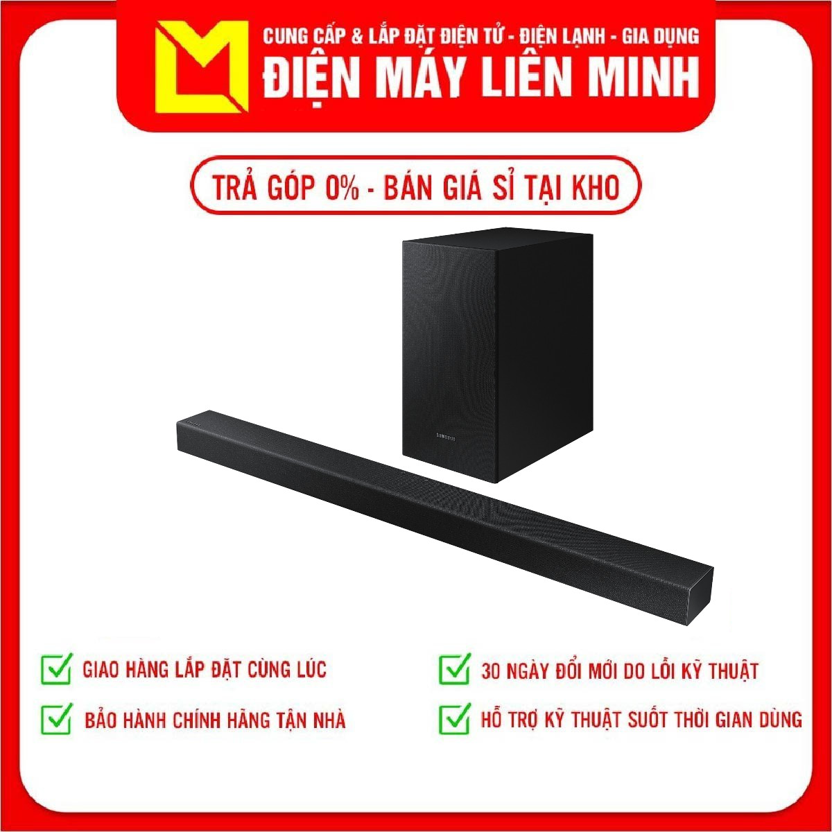 Loa thanh Soundbar Samsung 2.1 HW-T420 - Hàng chính hãng