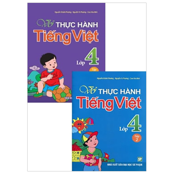 Combo Vở Bài Tập Thực Hành Tiếng Việt Lớp 4 (Bộ 2 Cuốn)