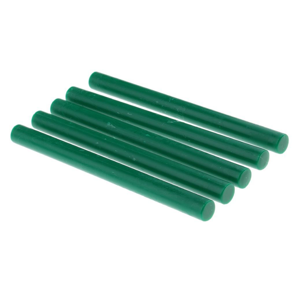 15xVintage Round Sealing Wax Stick Seal Stamp Glue for Wedding Party Green