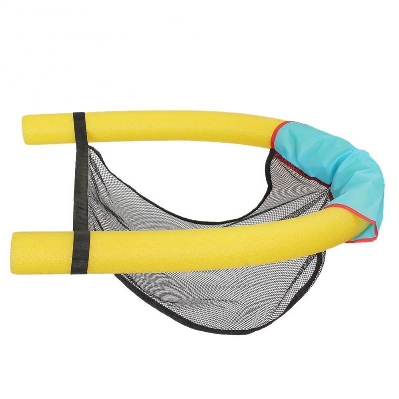 Swimming Floating Chair Pool Float Party Kids Adult float Bed Seat Water Flodable Ring Lightweight Beach Ring Noodle Net chair