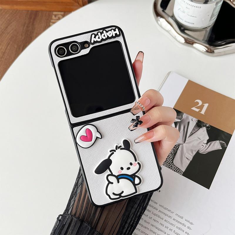 Ốp Lưng Cho Samsung Galaxy Z Flip 5 & Z Flip 4 Pooh & Snoopy - BUM STORE GALAXY CASE