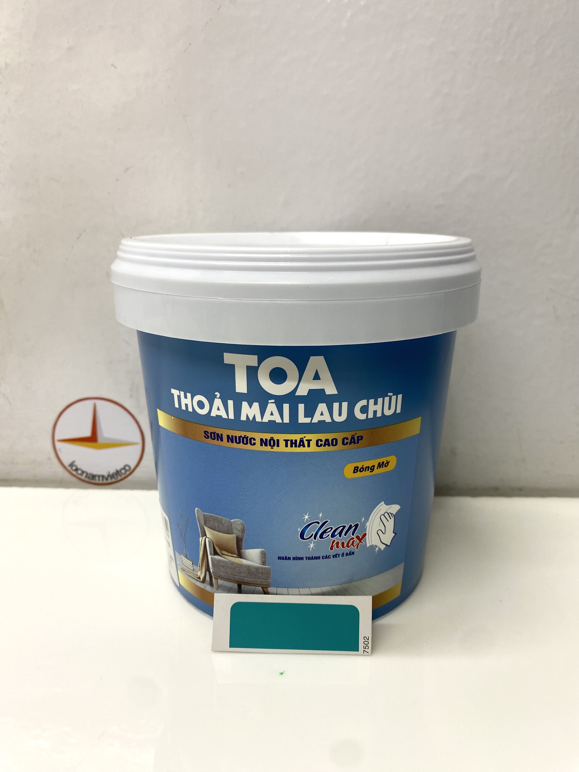 Sơn phào chỉ cho trần nhà Toa thoải mái lau chùi màu C- 7502 _1L