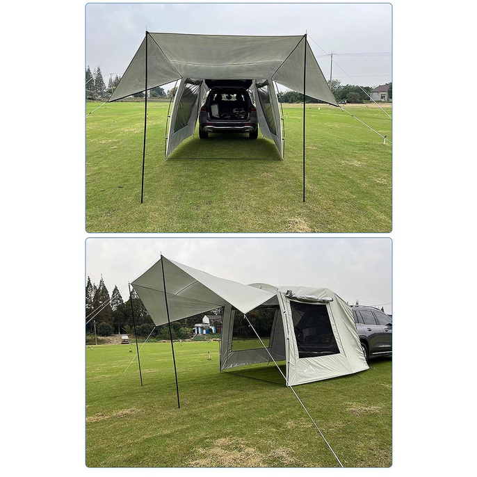 Lều Cắm Trại Sau Xe Ô Tô Camping &amp; Hiking Rear Car - dùng cho ô tô SUV bán tải và xe 7 chỗ