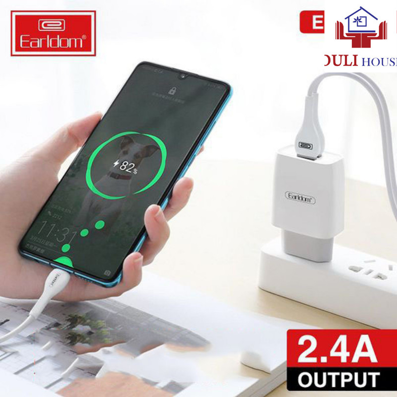 Bộ Sạc Nhanh 2.4A, 2 cổng USB, chống cháy nổ, độ bền cao, tiết kiệm thời gian sạc, hàng chính hãng