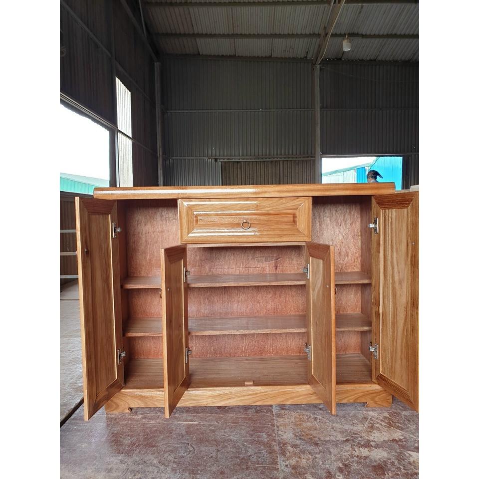 Kệ tủ giày dài 120cm, gỗ sồi, gỗ xoan đào, gỗ hương xám